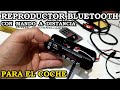 Reproductor MP3 Bluetooth. Adaptar a Mechero del Coche. Con Mando a Distancia. #240