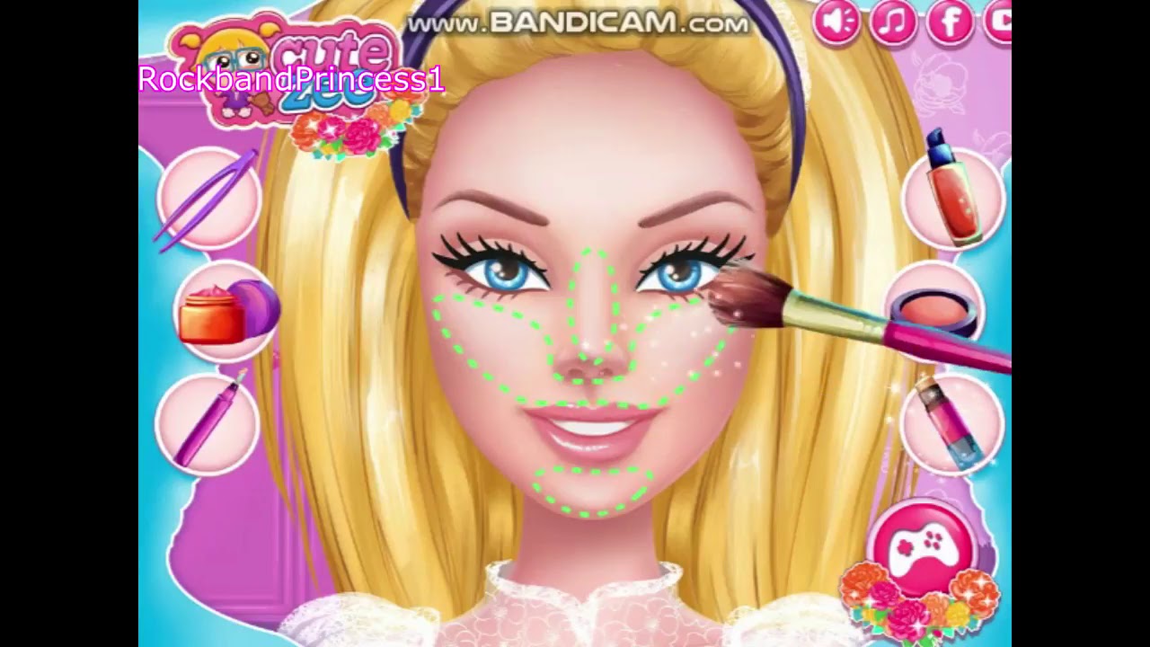 Barbie Wedding Makeup And Dress Up Games - YouTube