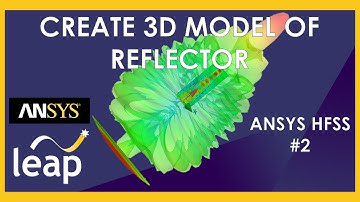Create 3D Model of Reflector|ANSYS HFSS #2