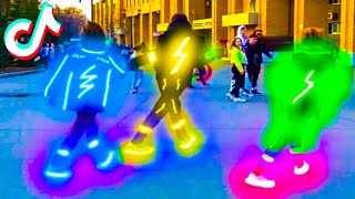 Tuzelity Shuffle 😎⭐️ Neon Mode 😱💥 Tuzelity Dance Compilation 2024