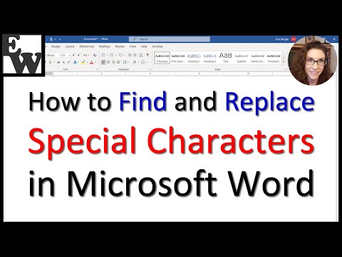 Video: How To Remove Characters In Word