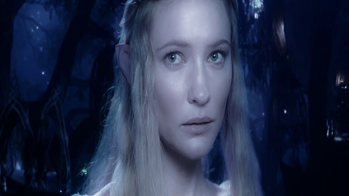 Yüzüklerin Efendisi - İki Kule (Lady Galadriel & Elrond)