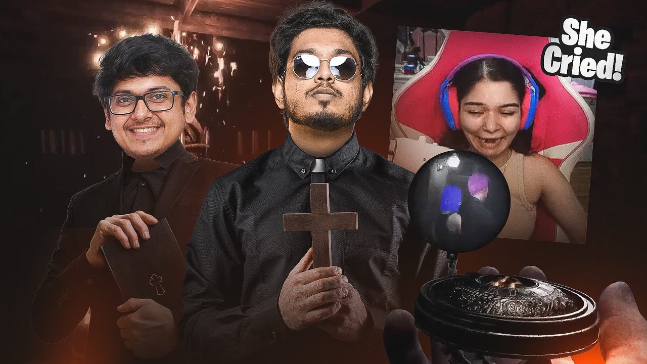 She has the FUNNIEST REACTIONS in Horror Games 🤣 | Demonologist Ft. Mortal, Ankkita, Pothead