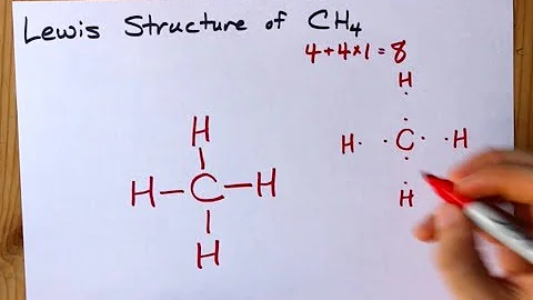 How to Draw the Lewis Structure of CH4 (methane)