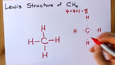 How to Draw the Lewis Structure of CH4 (methane)