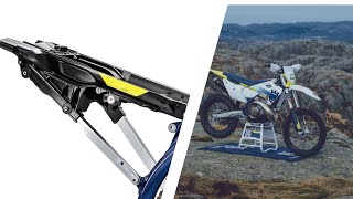 Husqvarna 2024 TE - Polyamide-reinforced aluminium subframe