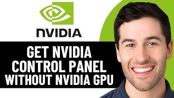 HOW TO GET NVIDIA CONTROL PANEL WITHOUT NVIDIA GRAPHICS CARD 2025! (FULL GUIDE)
