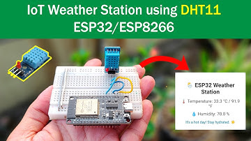 IoT Weather Monitor System using DHT11 and ESP32 | How to Use DHT11 Sensor