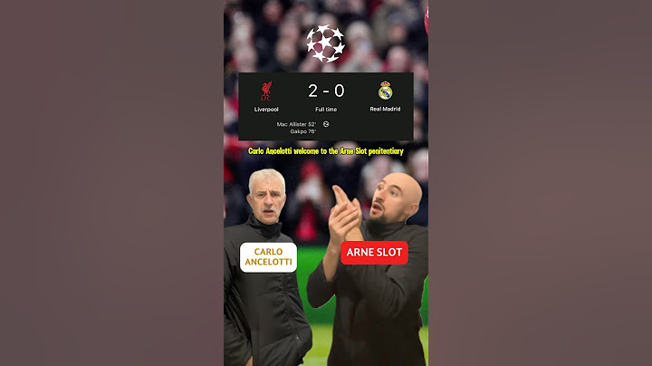 ARNE SLOT IS BETTER THAN CARLO ANCELOTTI 😨😱 | LIVERPOOL 2-0 REAL MADRID