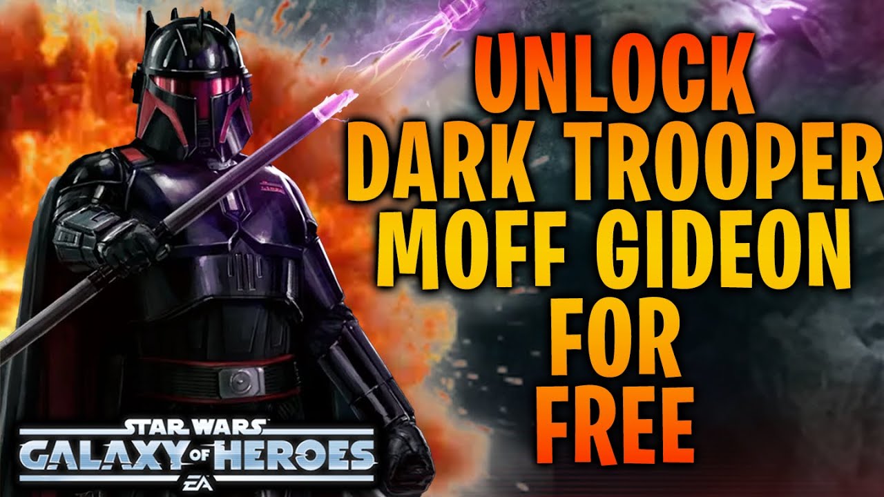 Unlock Dark Trooper Moff Gideon for FREE - Ultimate Guide to Unlock FAST - No GLs Needed!