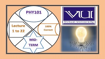 PHY101 Midterm 2022 Past papers | MY STUDY HUB | phy101 midterm preparation