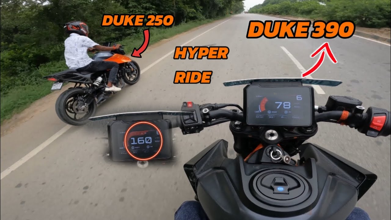 2025 KTM DUKE GEN 3 390 AND DUKE 250 HYPER RIDING