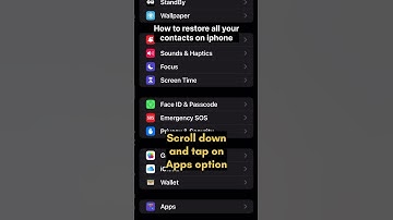 How to restore all your missing contacts on your iphone