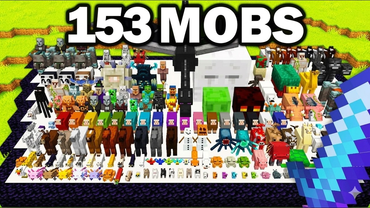 I Collected Every Mob in Minecraft Hardcore - YouTube