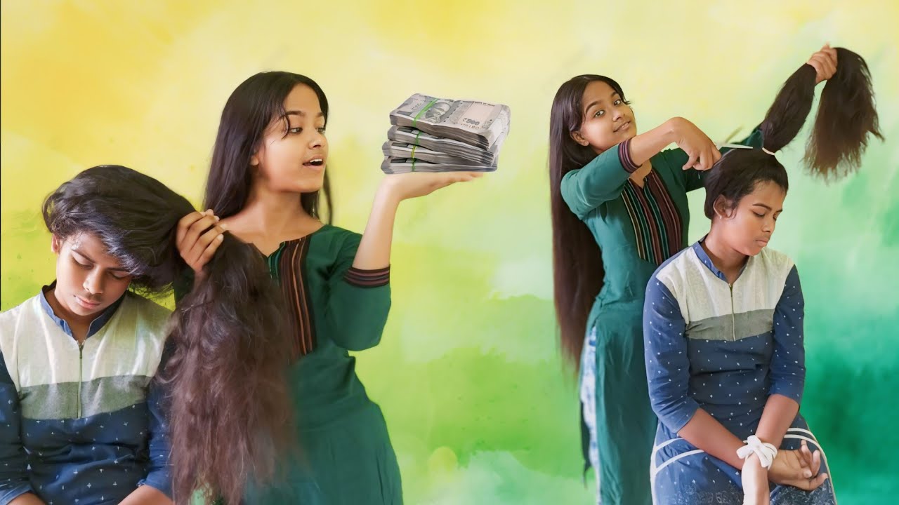 Long hair to short hair cut ✂️💇‍♀️😭@Rupchabi