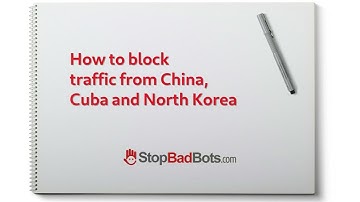 How to Block Traffic from China, Cuba and North Korea on WordPress sites with plugin.