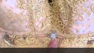 【GOLDJAPAN 大きいサイズ専門店】ノンワイヤー３/４カップブラとバーグシースルレースの２点セット　C80-D90