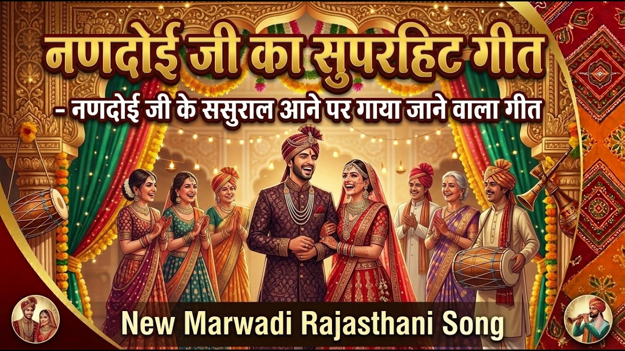 नणदोई जी का सुपरहिट गीत - नणदोई जी के ससुराल आने पर गाया जाने वाला गीत | New Marwadi Rajasthani Song