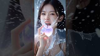 Ai Girl Devours A Crystal Apple Asmr