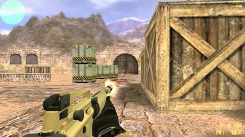 M4A1 HQ Desert for CS 1.6