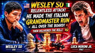 Wesley So Hunts Down an Italian Grandmaster in a Relentless Kingside Attack