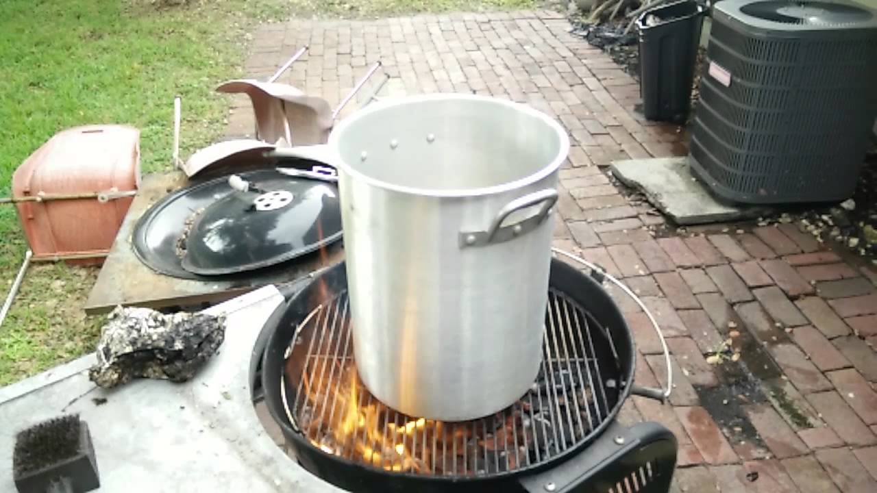 Homebrew Boil On The Grill.