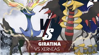 Giratina vs Xerneas Legendary & Mythical Pokemon Battle Royale! Pokken tournament - Pokemon AMV