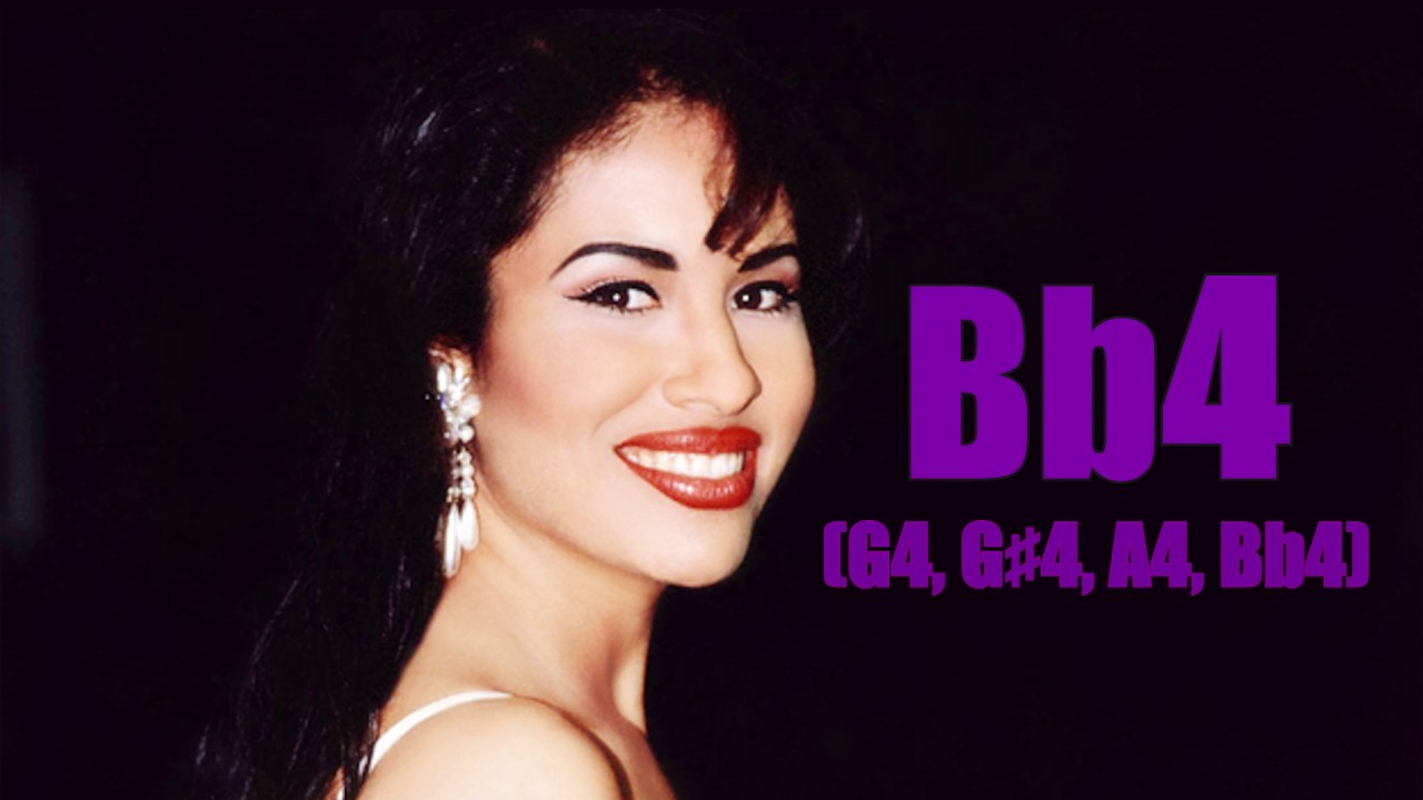 Selena - Vocal Range (B♭2 - F♯6)
