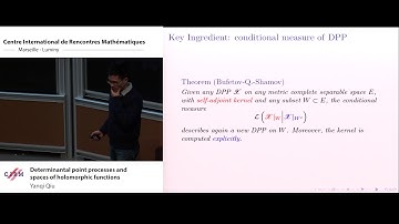 Yanqi Qiu: Determinantal point processes and spaces of holomorphic functions