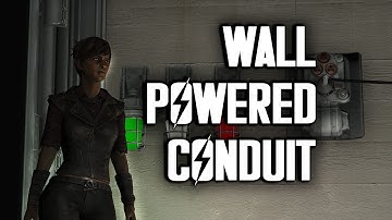 How the Wall Powered Conduit Works in Vault-Tec Workshop - Fallout 4