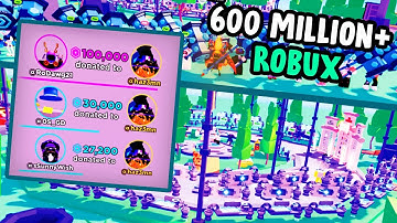 Ik heb de RIJKSTE ROBLOXIANS uitgenodigd voor 1 Pls Donate-server (Hazem doet mee)