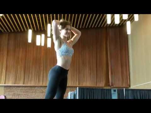 Fitness Model Runway Walk With Bikini Competitor Jordan Taylor - YouTube