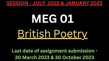 MEG 01 Solved Assignment 2022-23 | MEG 01 Solved Assignment 2023 PDF | MEG 01 Assignment PDF | MEG 1