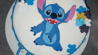 Gâteau stitch  .Gâteau anniversaire حلوة عيد ميلاد ستيتش