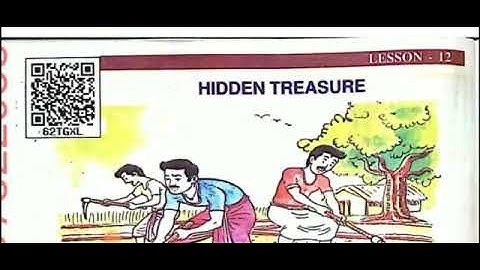 "HIDDEN TREASURE" lesson 12 class 4 english book rainbow U P board