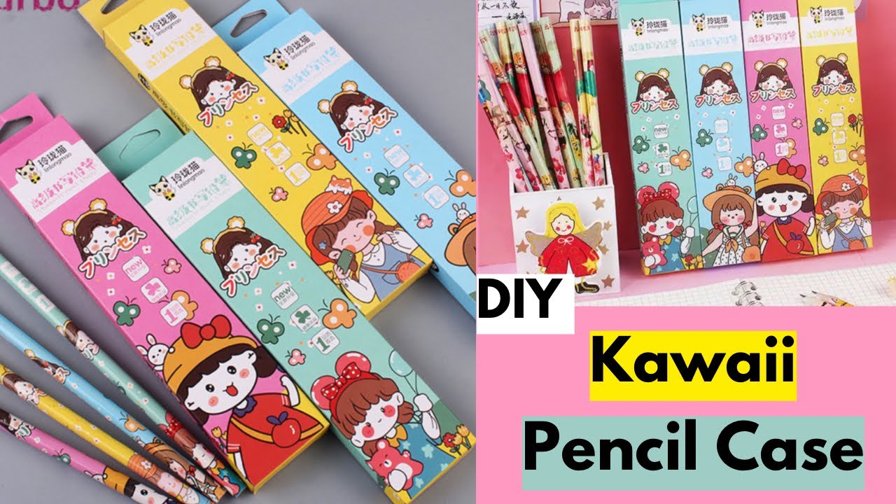 DIY Kawaii Pencil Set / how to make kawaii craft / art and craft