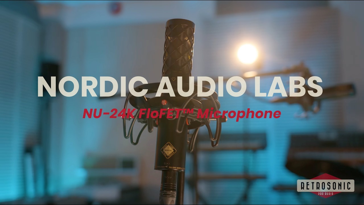 Nordic Audio Labs NU-24K Condenser Microphone Demo | Retrosonic