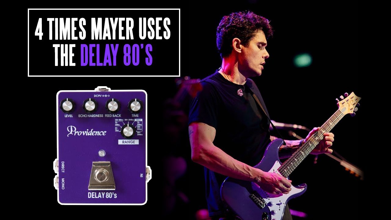 When John Mayer Uses One Of His Rarest Pedals - The Providence Delay 80's