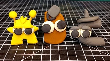 #abcd SPRUNKI ALPHABET LORE. PLASTICINE CREATION IDEAS.