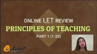 Intro  - Principles of Teaching | CATALYST PRO