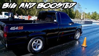 BIG AND BOOSTED! SICK 454 SS TRUCK WITH A TURBO AT TRUCK WARS 4!