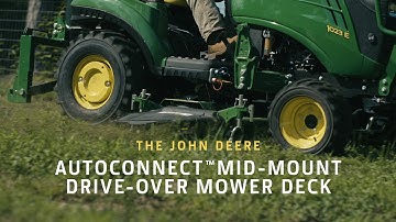 The Drive Over AutoConnect™ Mid-Mount Mower Deck Feature | John Deere Compact Tractors