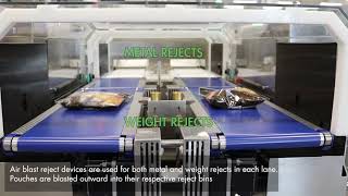 Dual Lane Raptor Checkweigher and Stealth Metal Detection  System