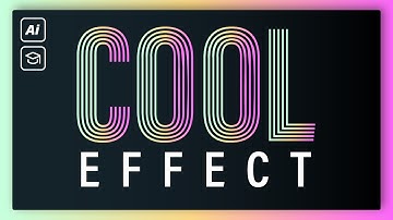 Adobe Illustrator Tutorial/ How to Create Scratch Lines Text