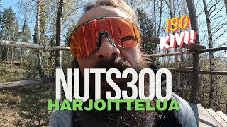 Nuts 300 - Harjoittelua - 5h Juoksua, hölkkää ja sauvakävelyä Espoon metsissä