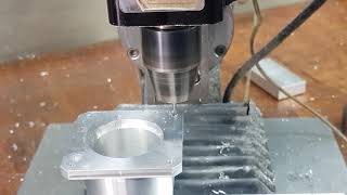 Making four drilled holes and threads - 8-32 x 7/8″