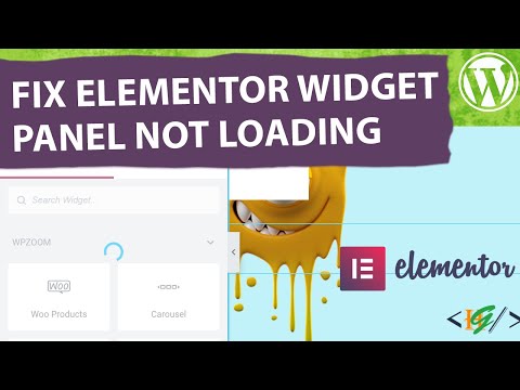 How to Fix Elementor Widget Panel Not Loading in WordPress