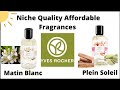 Yves Rocher Plein Soleil &amp; Matin Blanc Review| Affordable Niche quality fragrances