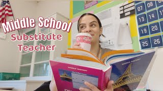 Day In The Life of a Middle School Substitute Teacher | What to Expect as a Substitute Teacher