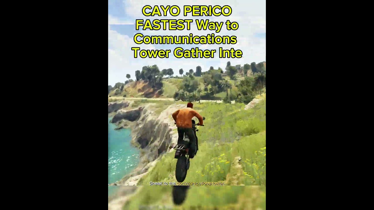 CAYO PERICO: FASTEST Way to Communications Tower Under 1.5 minutes (Gather Intel) | GTA Online